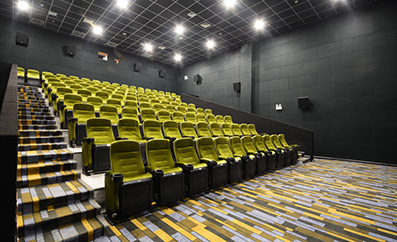 Cinema theater chair design features